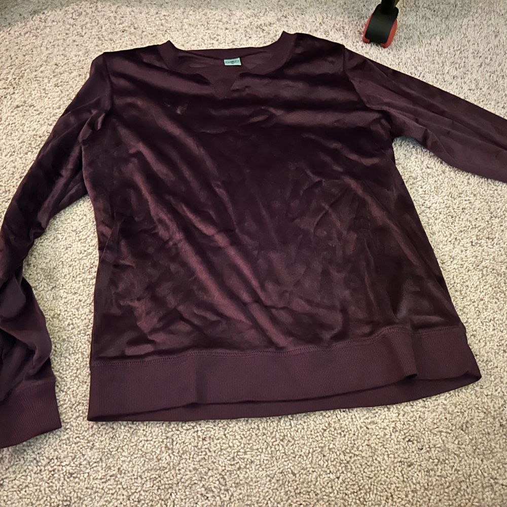 Matching purple pajama set